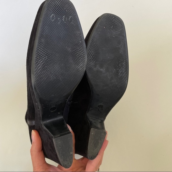 Prada Black Booties with Spell Out PRADA down Side Size 10 - Picture 13 of 16